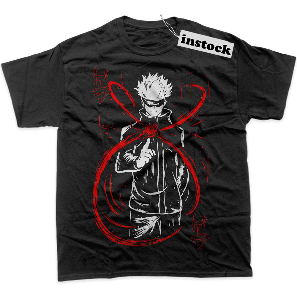 Satoru Gojo Shirt, Jujutsu Kaisen Shirt, Anime Shirt, Graphic T-Shirt