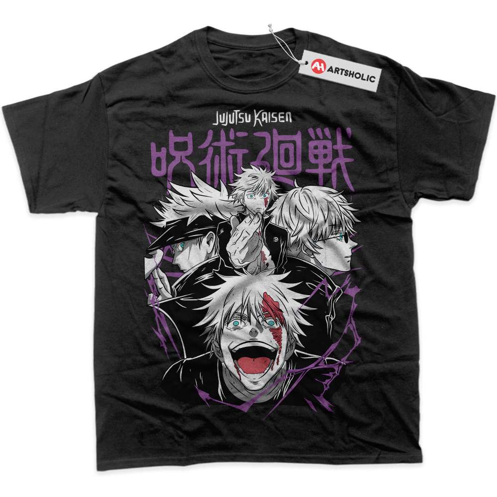 Alternative view of Satoru Gojo Shirt, Jujutsu Kaisen Shirt, Anime Shirt, Graphic T-Shirt