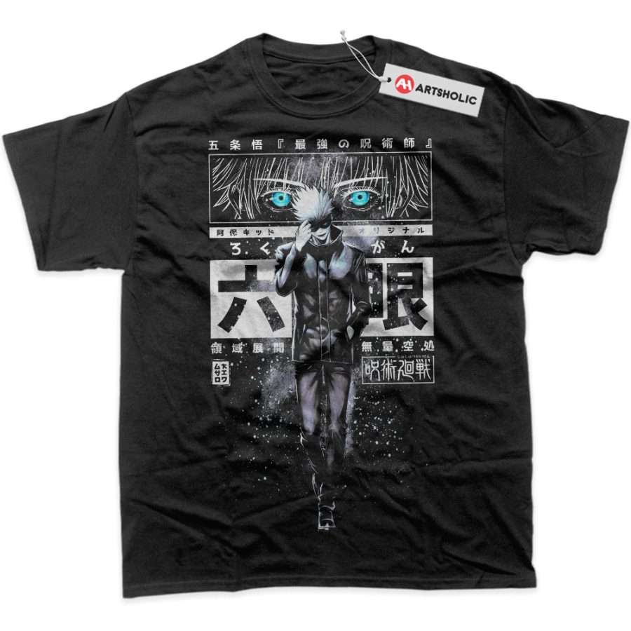 Alternative view of Satoru Gojo Shirt, Jujutsu Kaisen Shirt, Anime Shirt, Graphic T-Shirt