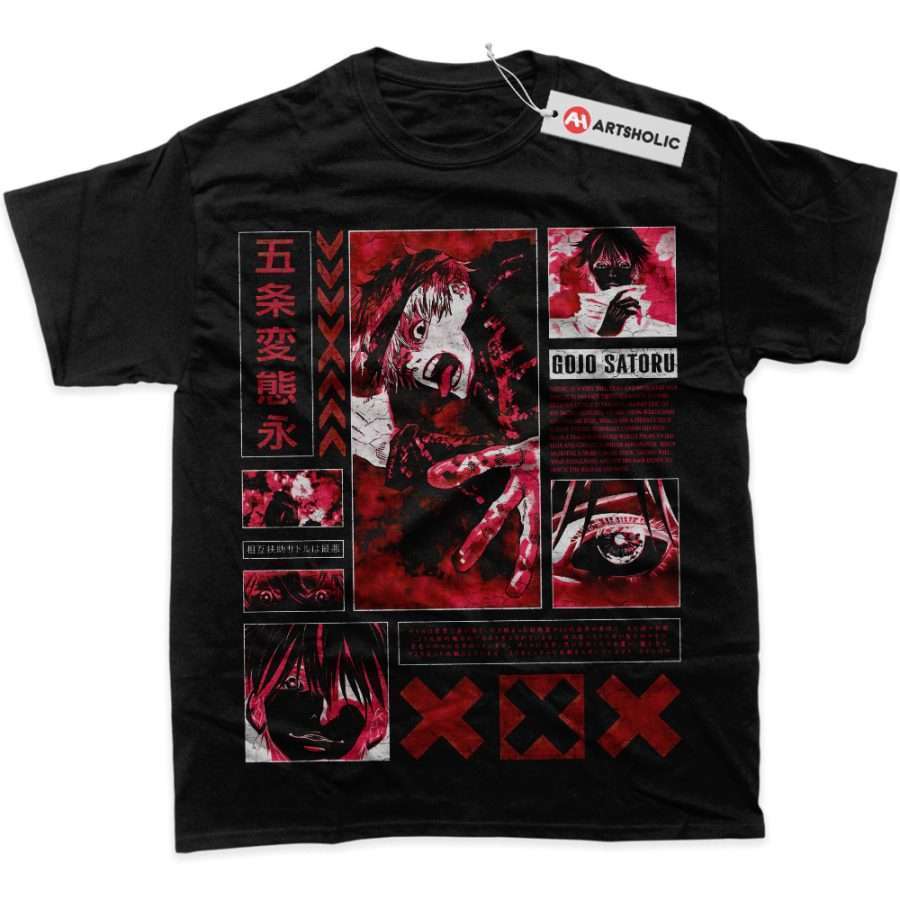 Alternative view of Satoru Gojo Shirt, Jujutsu Kaisen Shirt, Anime Shirt, Graphic Tee
