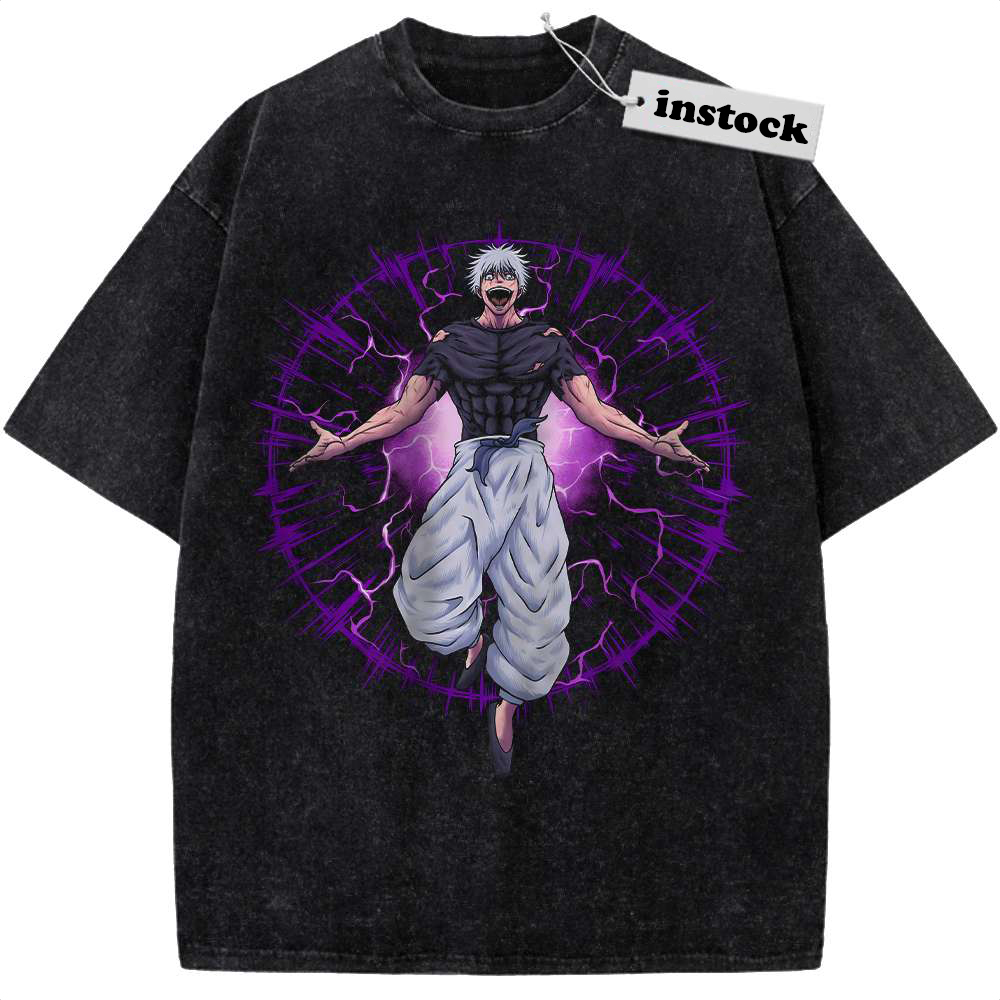 Satoru Gojo Shirt, Jujutsu Kaisen Shirt, Anime Shirt, Vintage T-Shirt