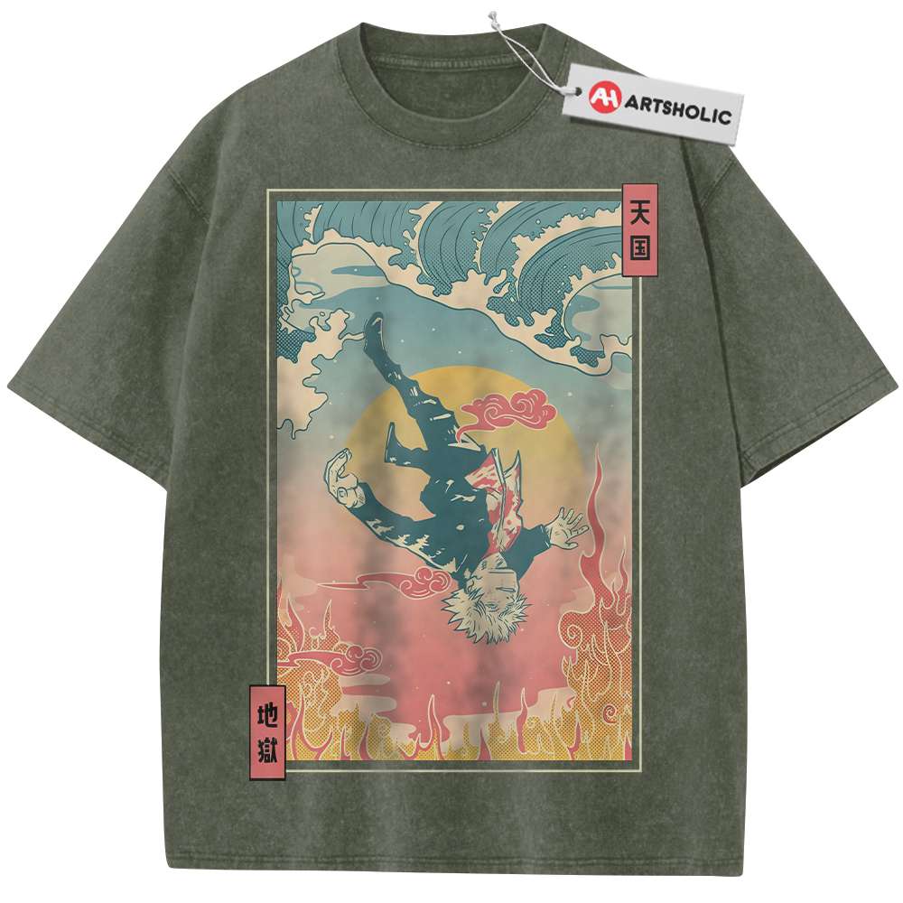 Alternative view of Satoru Gojo Shirt, Jujutsu Kaisen Shirt, Anime Shirt, Vintage T-Shirt