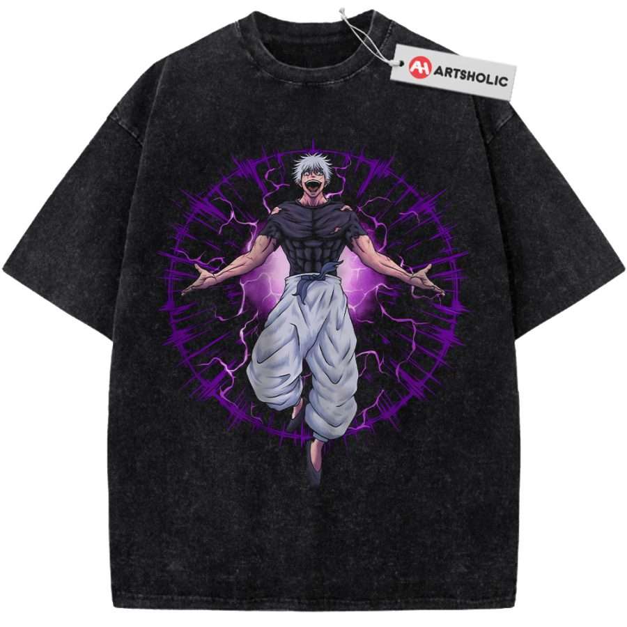 Alternative view of Satoru Gojo Shirt, Jujutsu Kaisen Shirt, Anime Shirt, Vintage T-Shirt