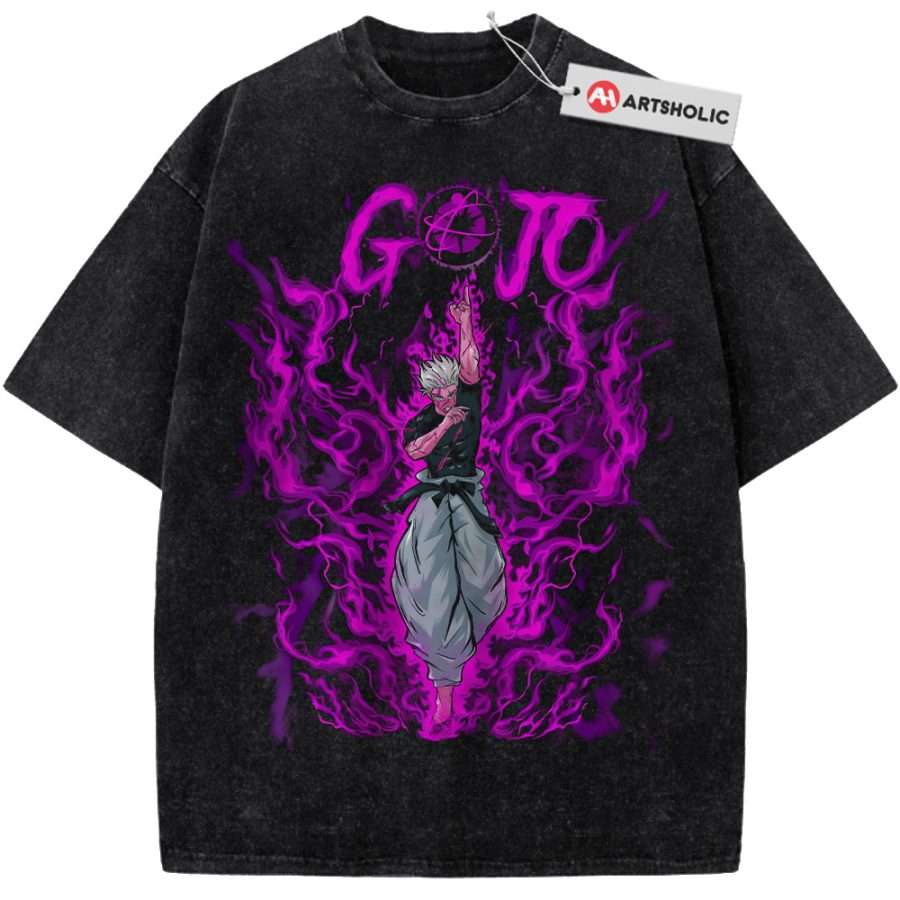 Alternative view of Satoru Gojo Shirt, Jujutsu Kaisen Shirt, Anime Shirt, Vintage T-Shirt