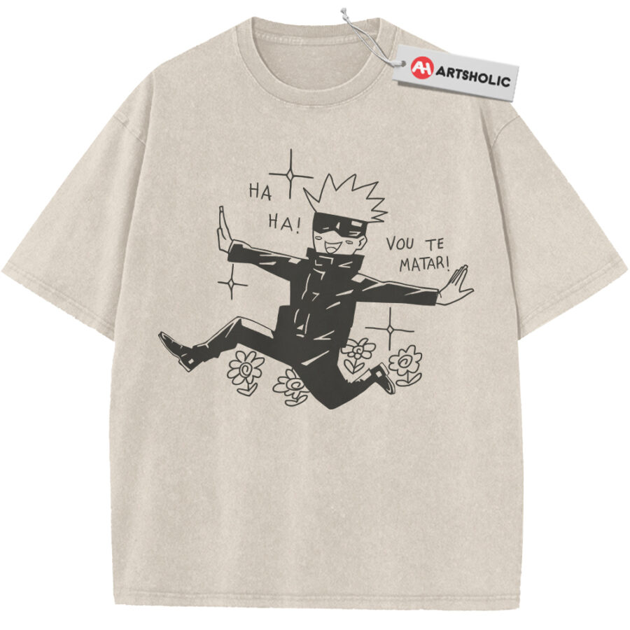 Alternative view of Satoru Gojo Shirt, Jujutsu Kaisen Shirt, Anime Shirt, Vintage Tee
