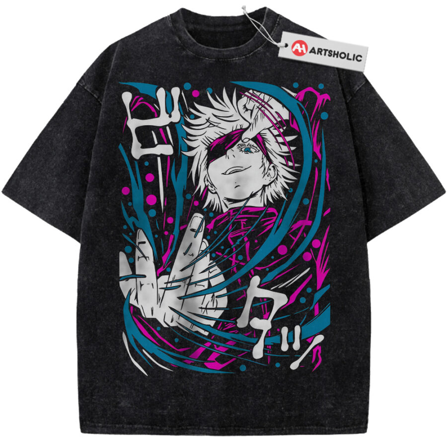 Alternative view of Satoru Gojo Shirt, Jujutsu Kaisen Shirt, Anime Shirt, Vintage Tee