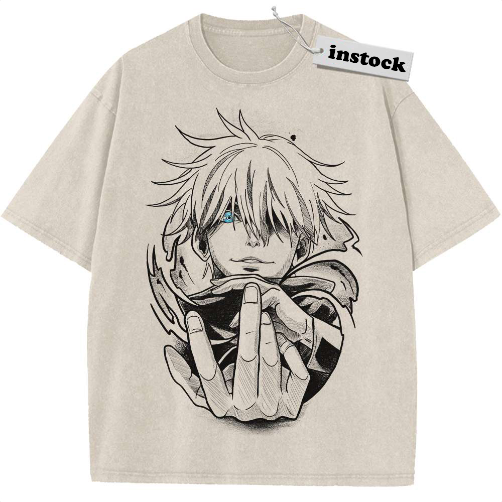 Satoru Gojo Shirt, Jujutsu Kaisen Shirt, Anime Shirt, Vintage Tee