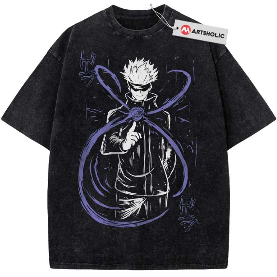 Alternative view of Satoru Gojo Shirt, Jujutsu Kaisen Shirt, Anime Shirt, Vintage Tee