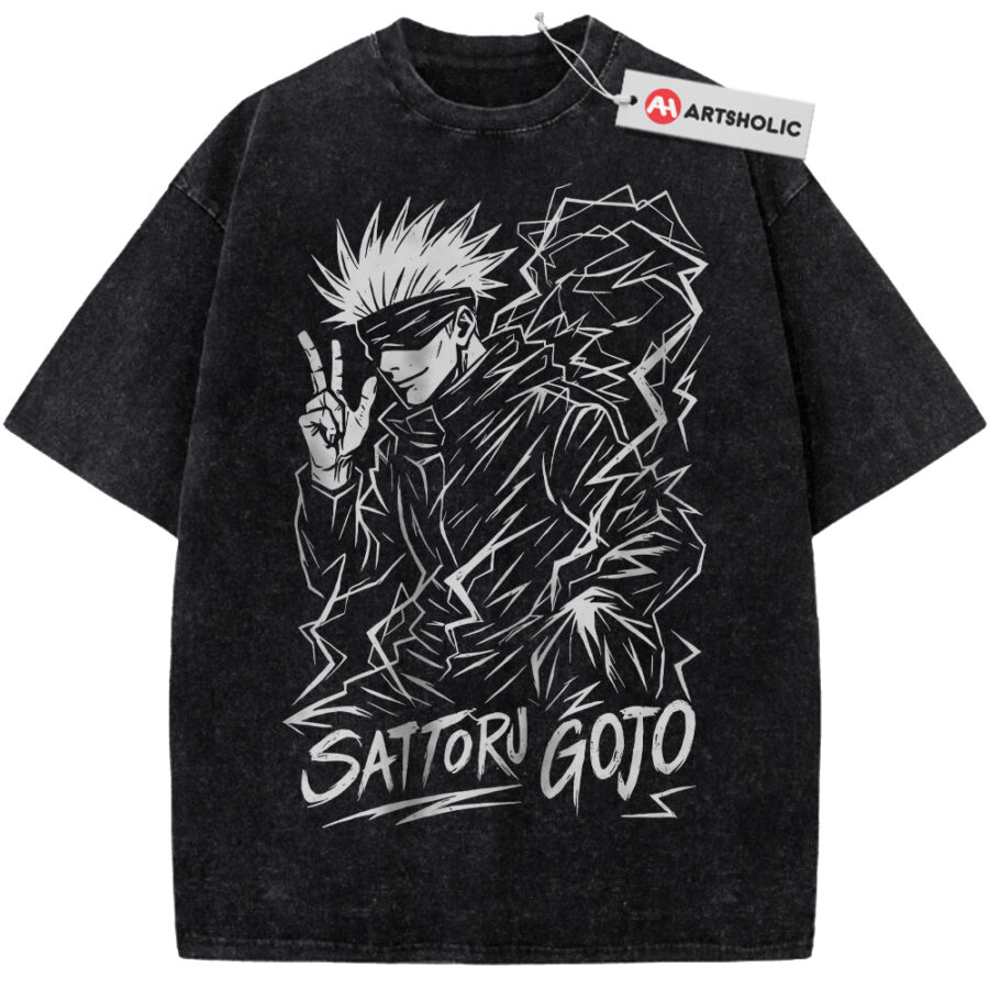 Alternative view of Satoru Gojo Shirt, Jujutsu Kaisen Shirt, Anime Shirt, Vintage Tee