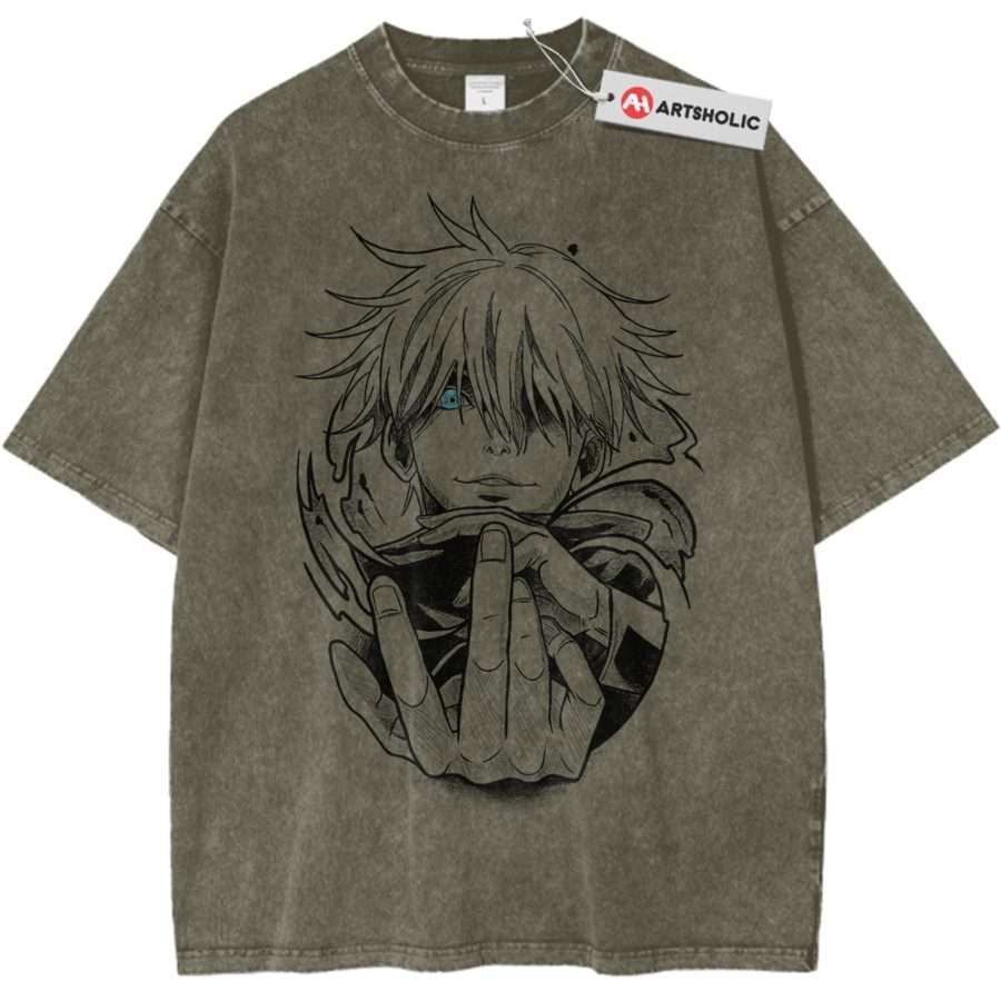 Alternative view of Satoru Gojo Shirt, Jujutsu Kaisen Shirt, Anime Shirt, Vintage Tee