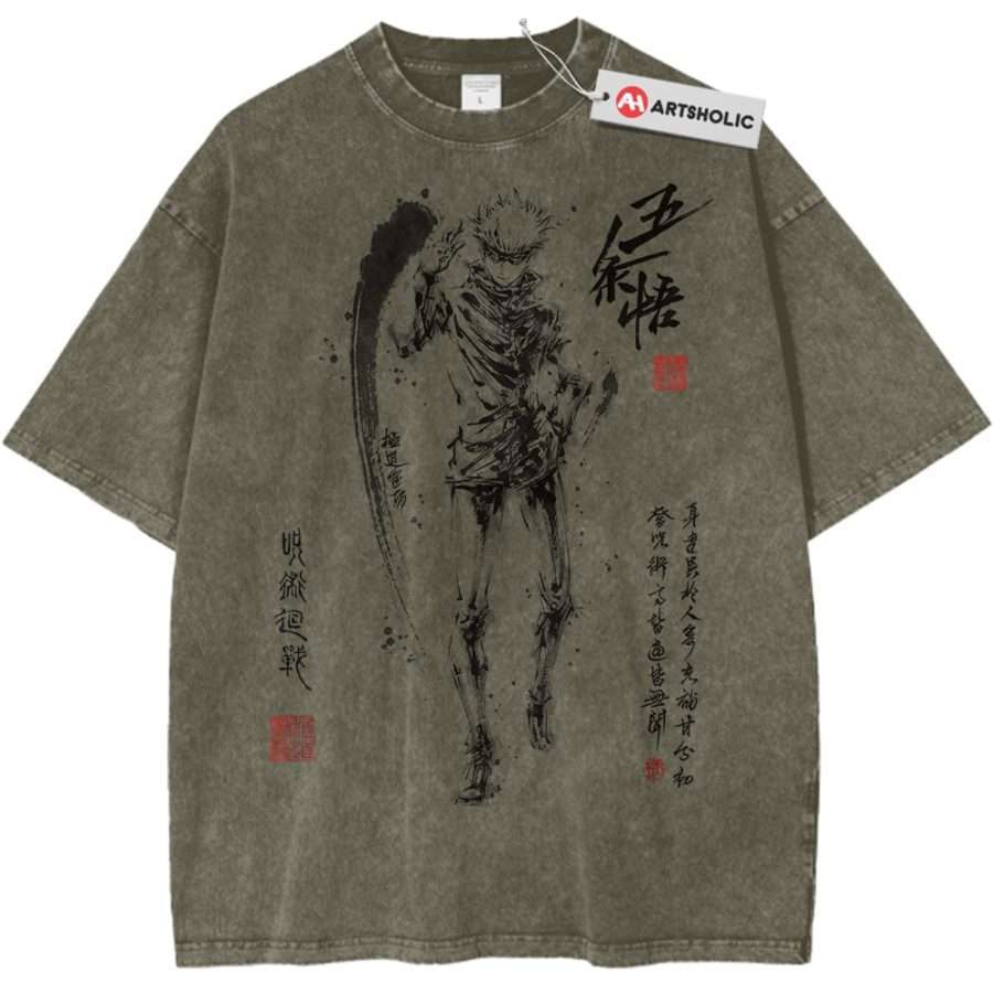 Alternative view of Satoru Gojo Shirt, Jujutsu Kaisen Shirt, Anime Shirt, Vintage Tee