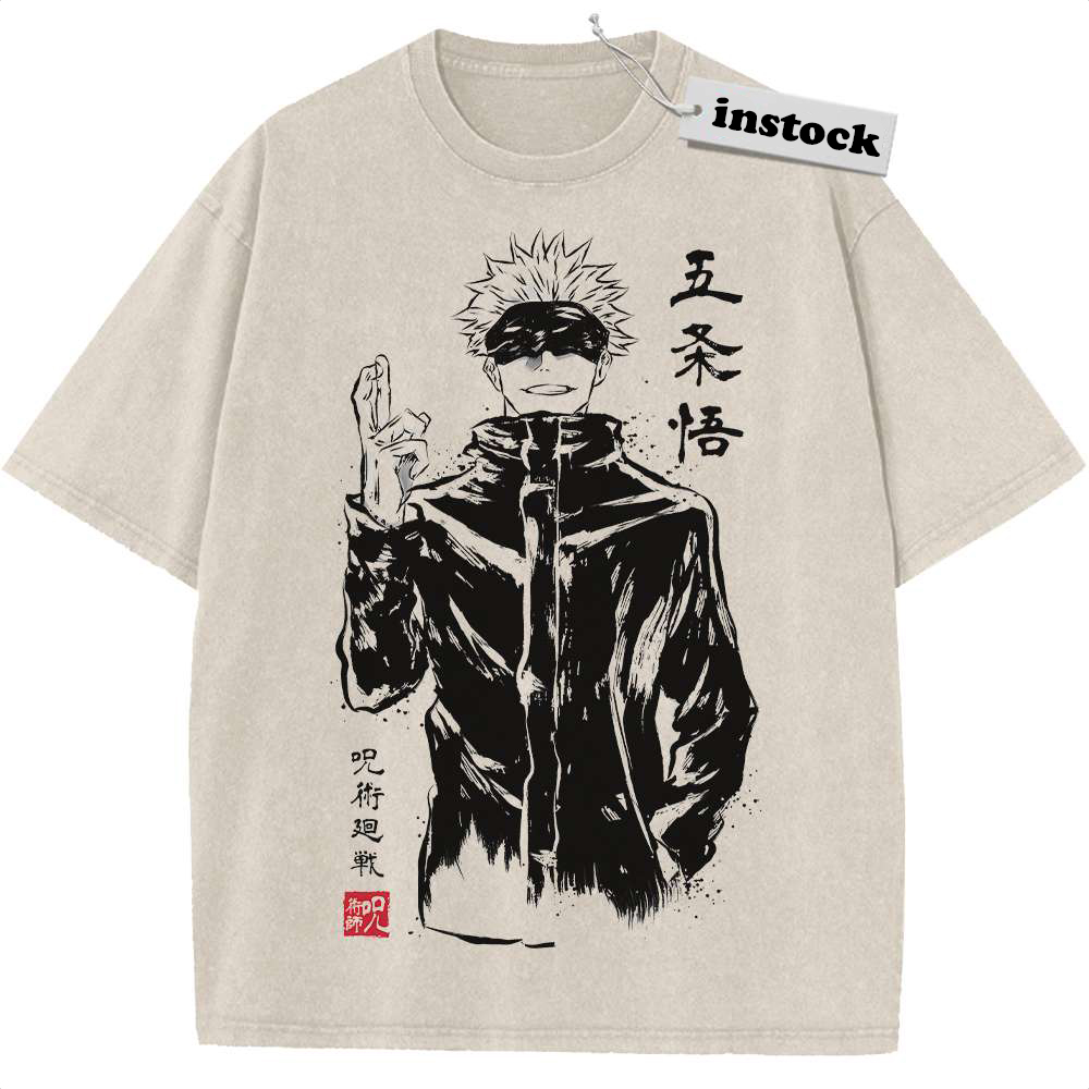 Satoru Gojo Shirt, Jujutsu Kaisen Shirt, Anime Shirt, Vintage Tee