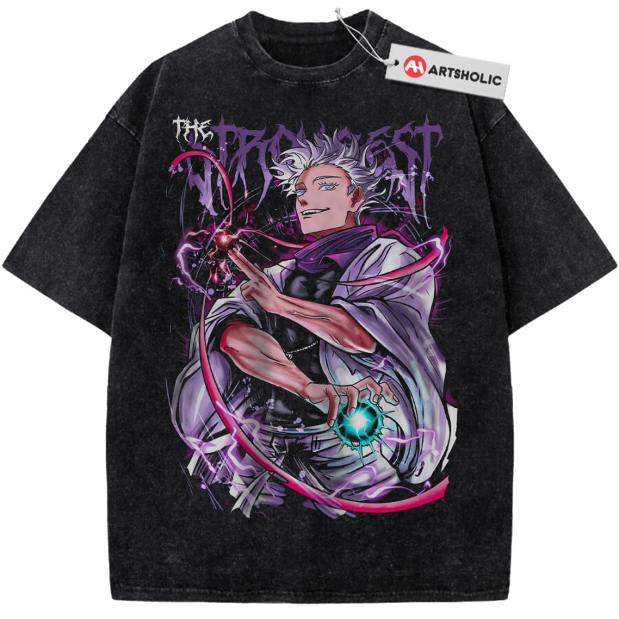 Alternative view of Satoru Gojo Shirt, Jujutsu Kaisen Shirt, Anime Shirt, Vintage Tee