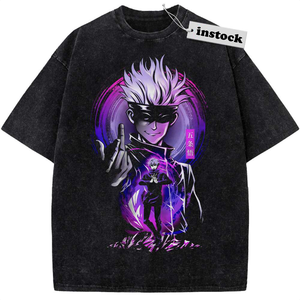Satoru Gojo Shirt, Jujutsu Kaisen Shirt, Anime Shirt, Vintage Tee