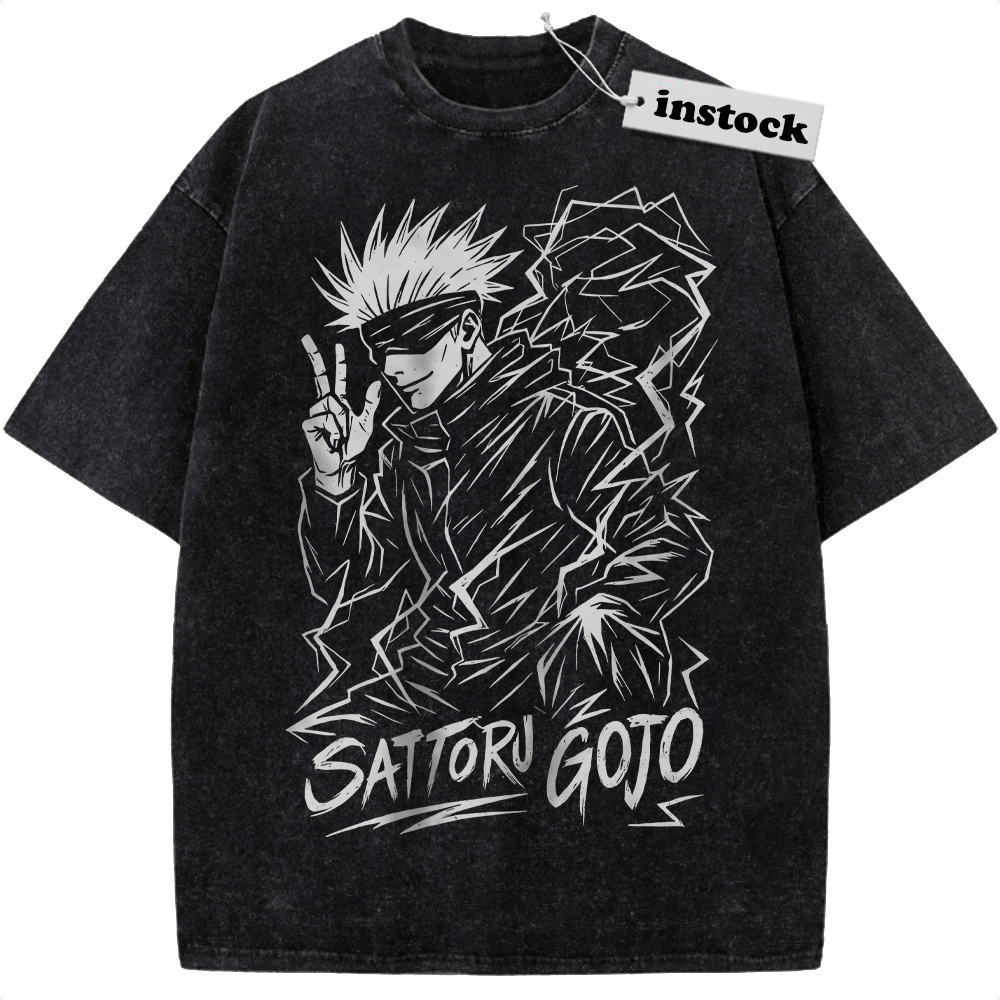 Satoru Gojo Shirt, Jujutsu Kaisen Shirt, Anime Shirt, Vintage Tee