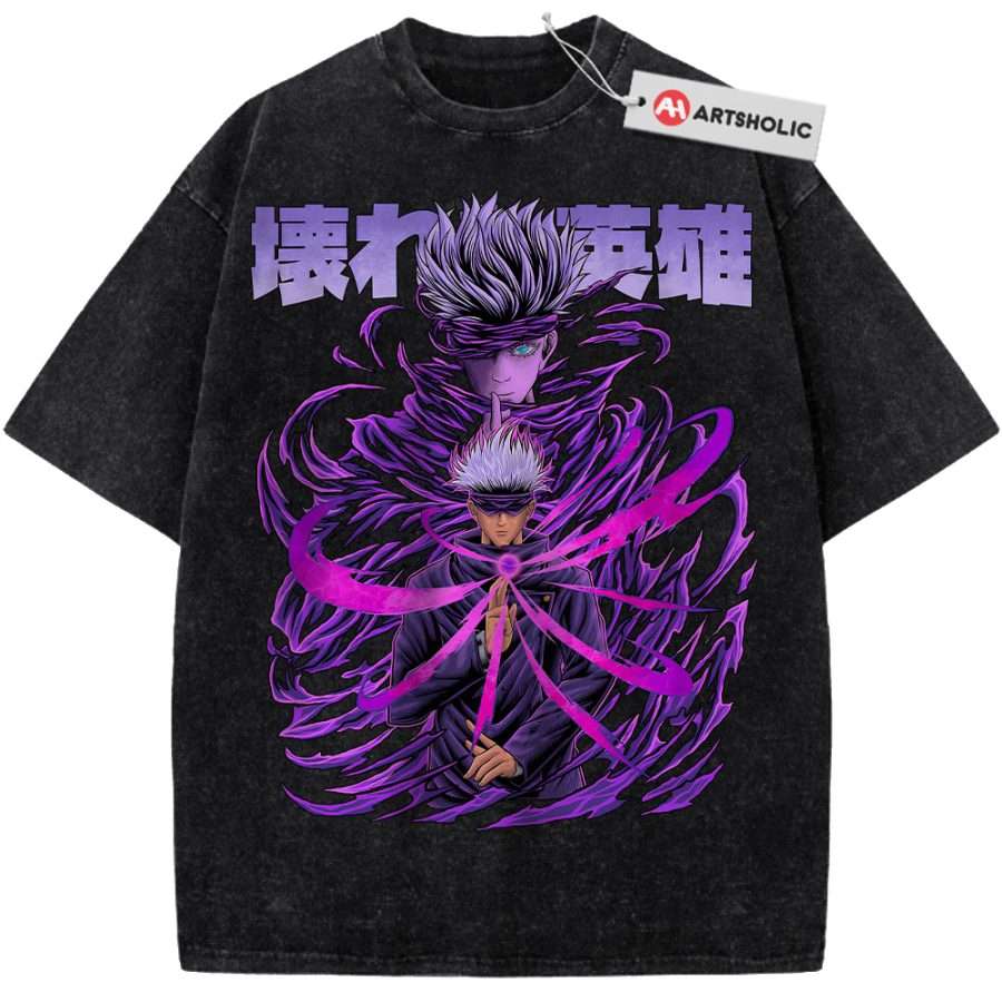Alternative view of Satoru Gojo Shirt, Jujutsu Kaisen Shirt, Anime Shirt, Vintage Tee
