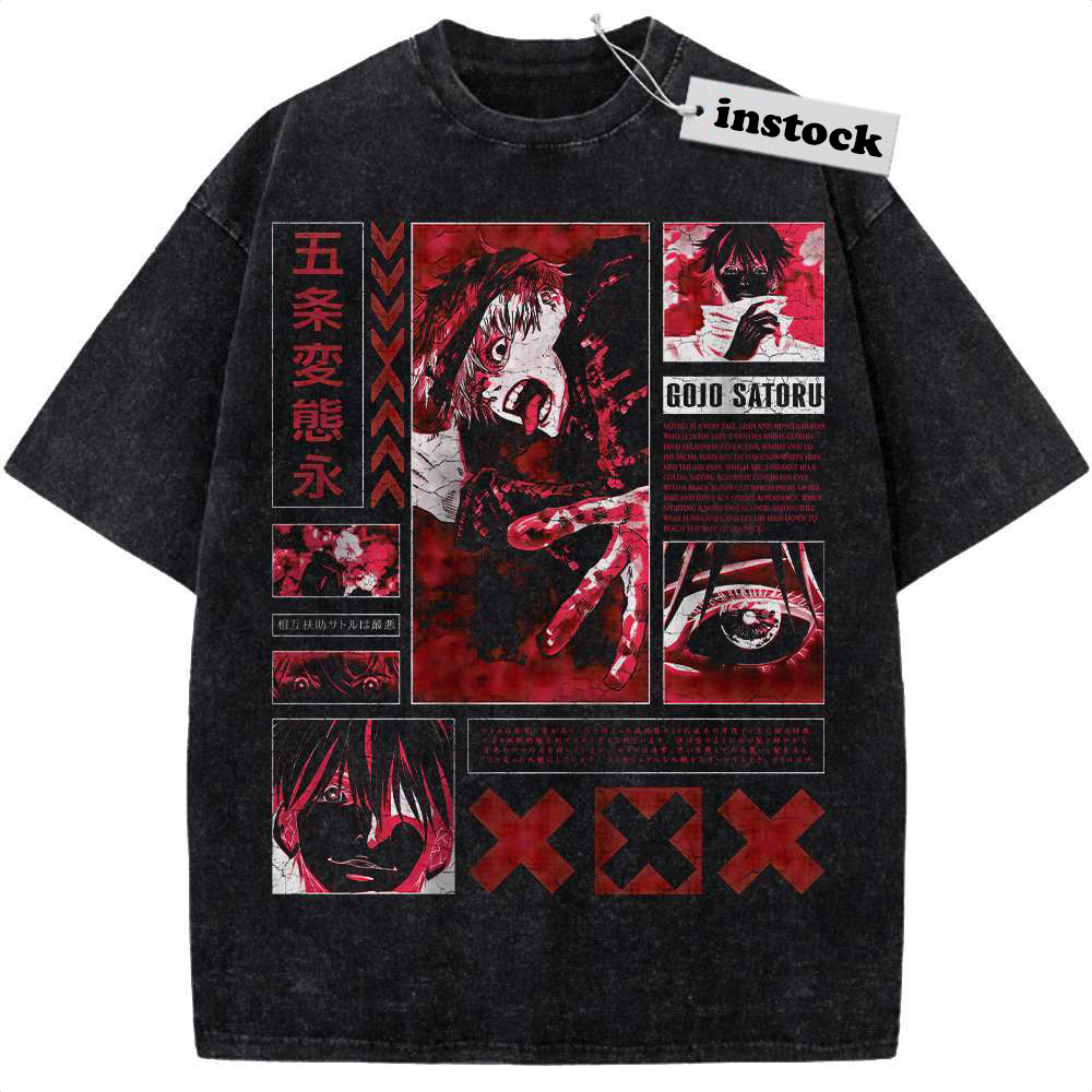 Satoru Gojo Shirt, Jujutsu Kaisen Shirt, Anime Shirt, Vintage Tee