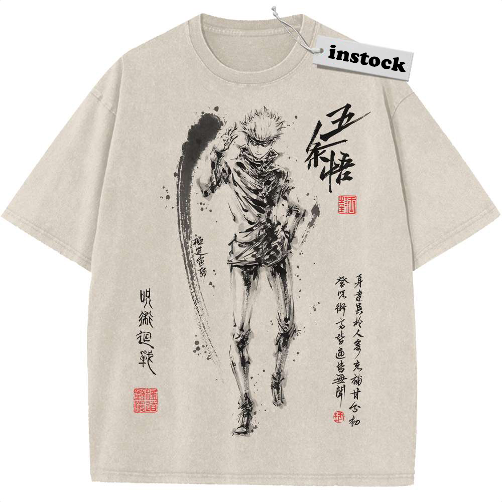 Satoru Gojo Shirt, Jujutsu Kaisen Shirt, Anime Shirt, Vintage Tee