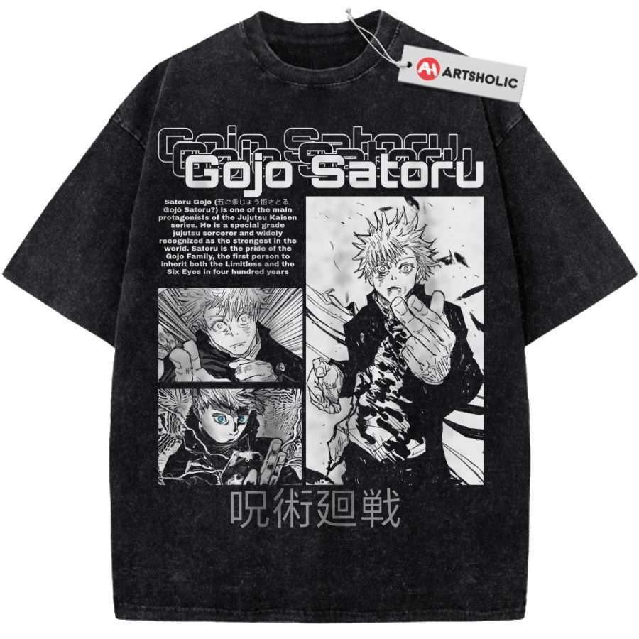 Alternative view of Satoru Gojo Shirt, Jujutsu Kaisen Shirt, Anime Shirt, Vintage Tee