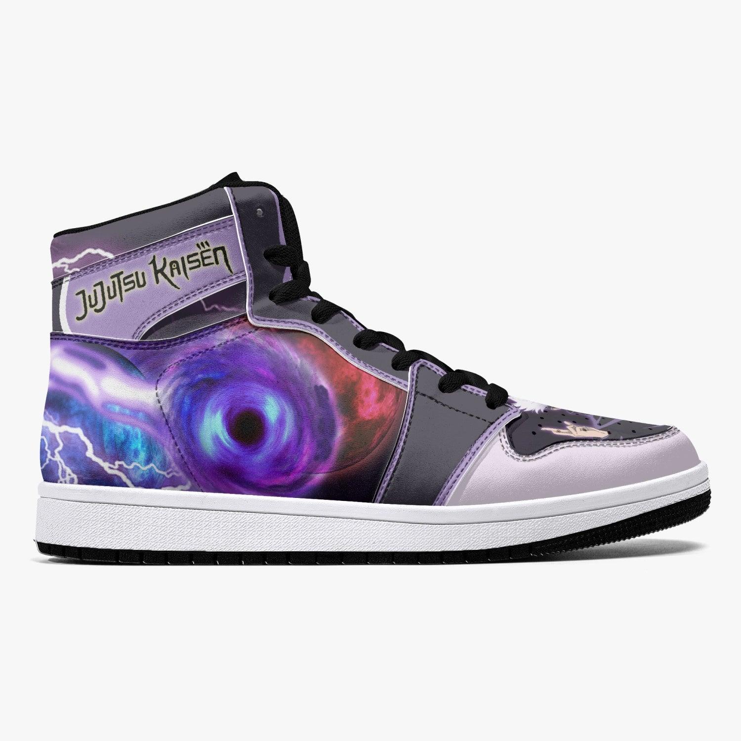 Satoru Gojo Sorcery Fight Custom Sneaker Mid 1 Basketball Shoes - Otaku Hall