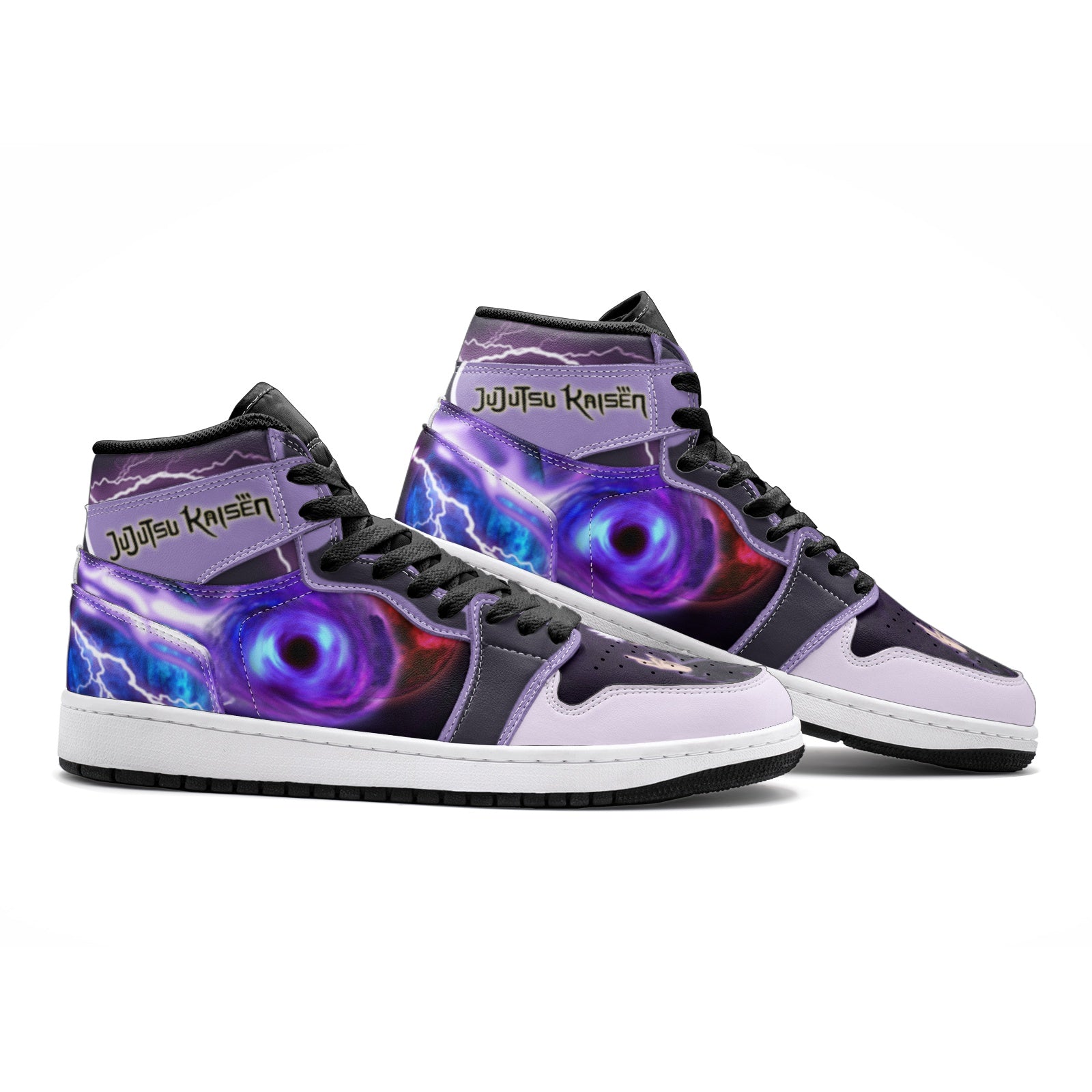 Satoru Gojo Sorcery Fight V3 Custom Sneaker Mid 1 Basketball Shoes - Otaku Hall
