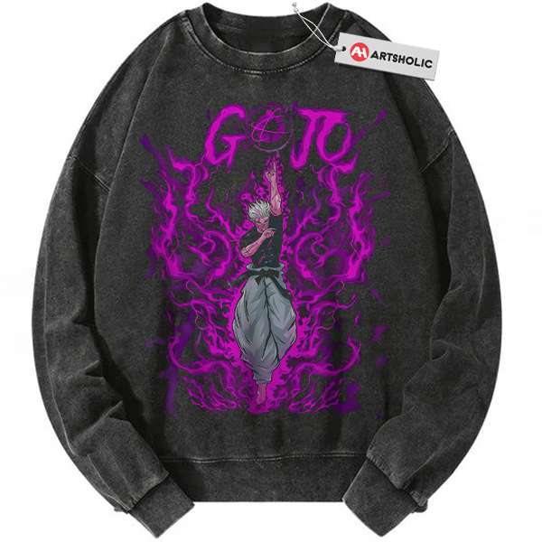 Satoru Gojo Sweatshirt, Jujutsu Kaisen Sweatshirt, Anime Sweatshirt, Vintage Sweatshirt