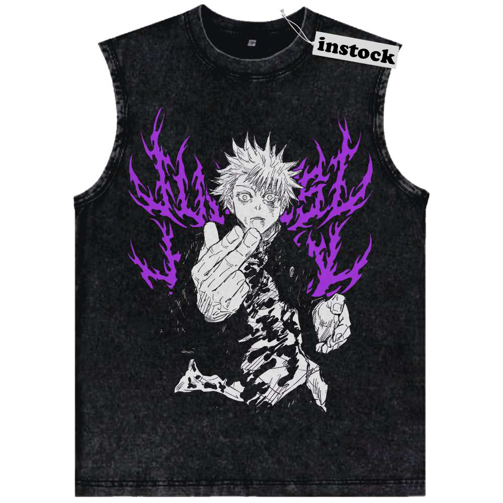 Satoru Gojo Tank Top, Jujutsu Kaisen Tank Top, Anime Tank Top, Vintage Tank Top