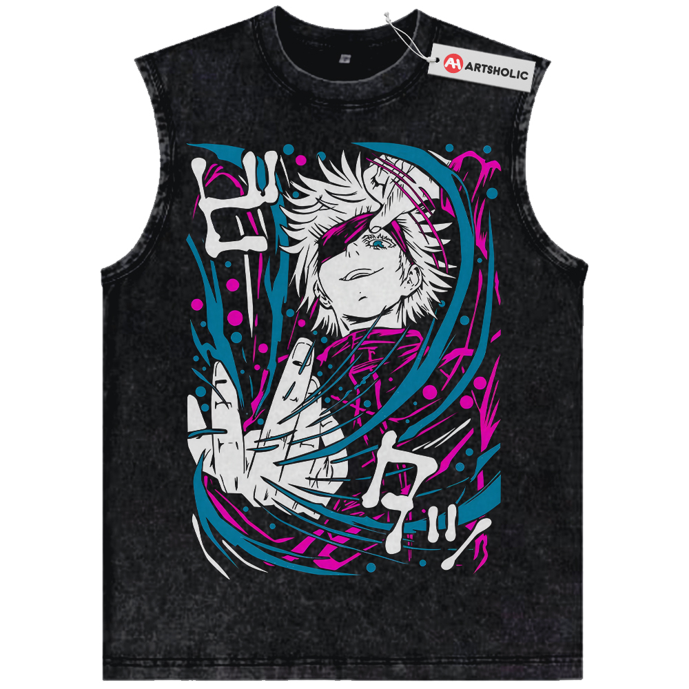 Satoru Gojo Tank Top, Jujutsu Kaisen Tank Top, Anime Tank Top, Vintage Tank Top