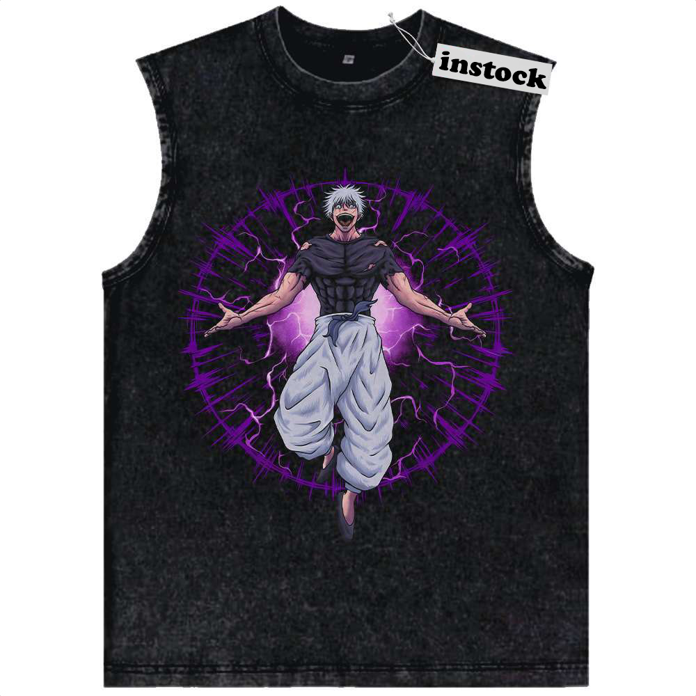 Satoru Gojo Tank Top, Jujutsu Kaisen Tank Top, Anime Tank Top, Vintage Tank Top