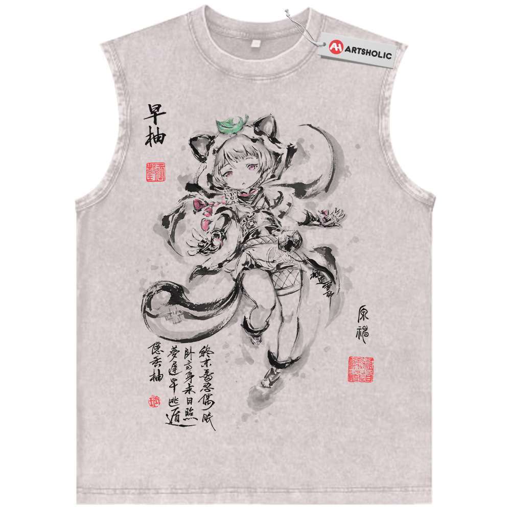 Sayu Tank Top, Genshin Impact Tank Top, Game Tank Top, Vintage Tank Top