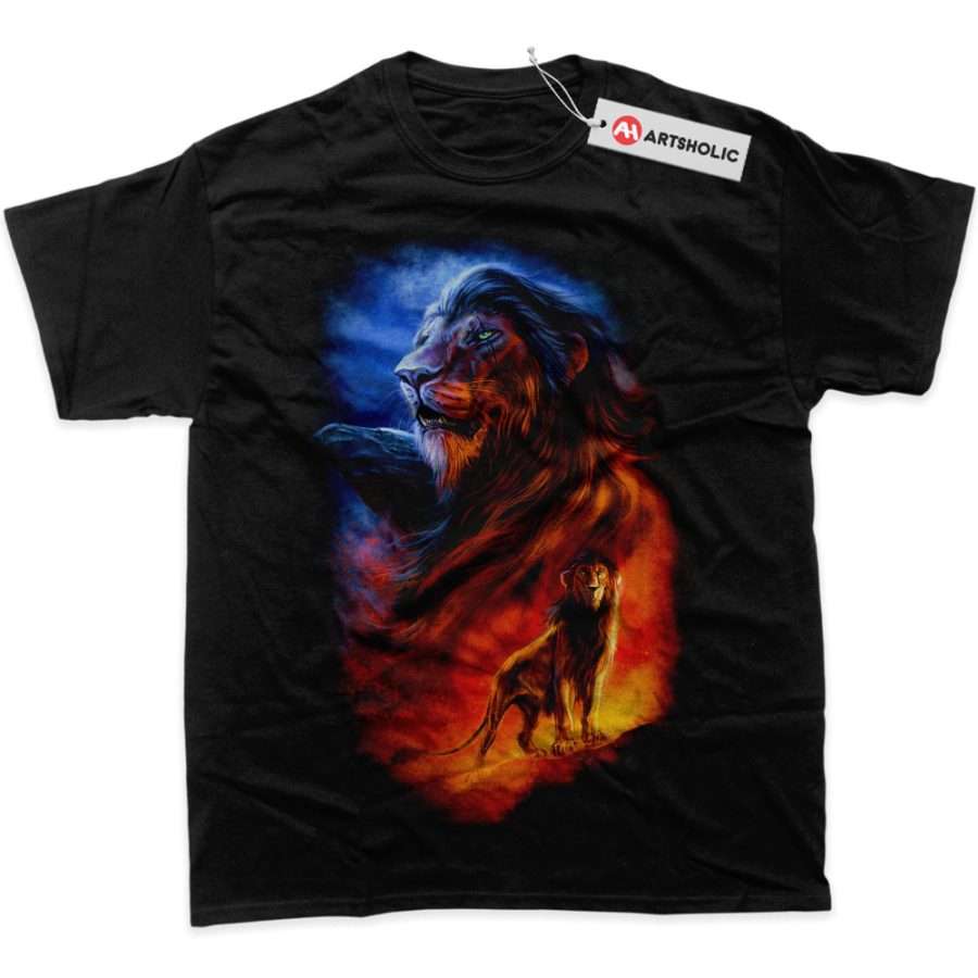 Alternative view of Scar Shirt, The Lion King Shirt, Disney Shirt, Animated Shirt, Graphic T-Shirt