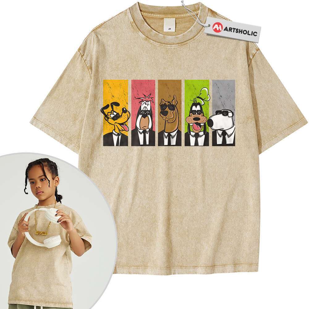 Alternative view of Scooby-Doo Shirt For Kids, Goofy Shirt For Kids, Pluto Shirt For Kids, Cartoon Shirt For Kids, Vintage Tee For Kids