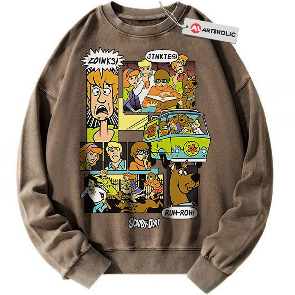 Alternative view of Scooby-Doo Sweatshirt, Animated Sweatshirt, Vintage Sweatshirt