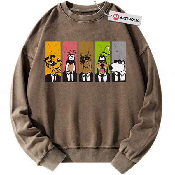 Alternative view of Scooby-Doo Sweatshirt, Goofy Sweatshirt, Pluto Sweatshirt, Cartoon Sweatshirt, Vintage Sweater