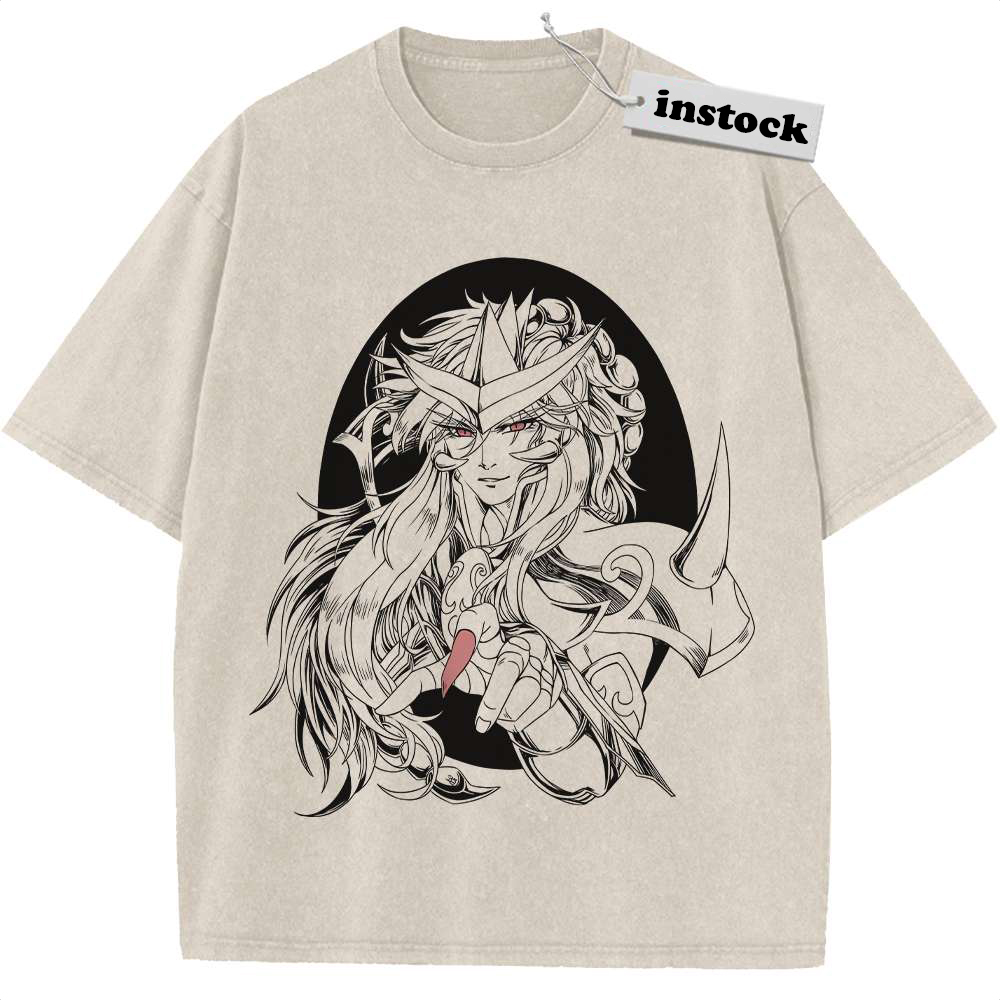 Scorpio Milo Shirt, Saint Seiya Shirt, Anime Shirt, Vintage Tee