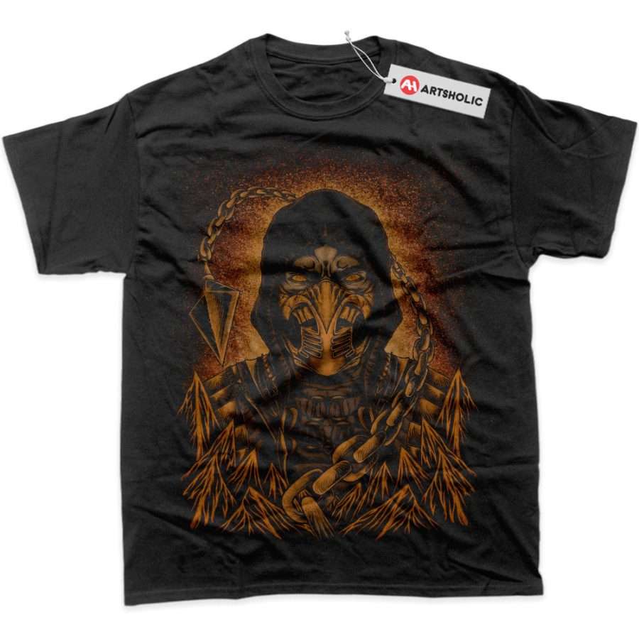 Alternative view of Scorpion Shirt, Mortal Kombat Shirt, Game Shirt, Graphic T-Shirt