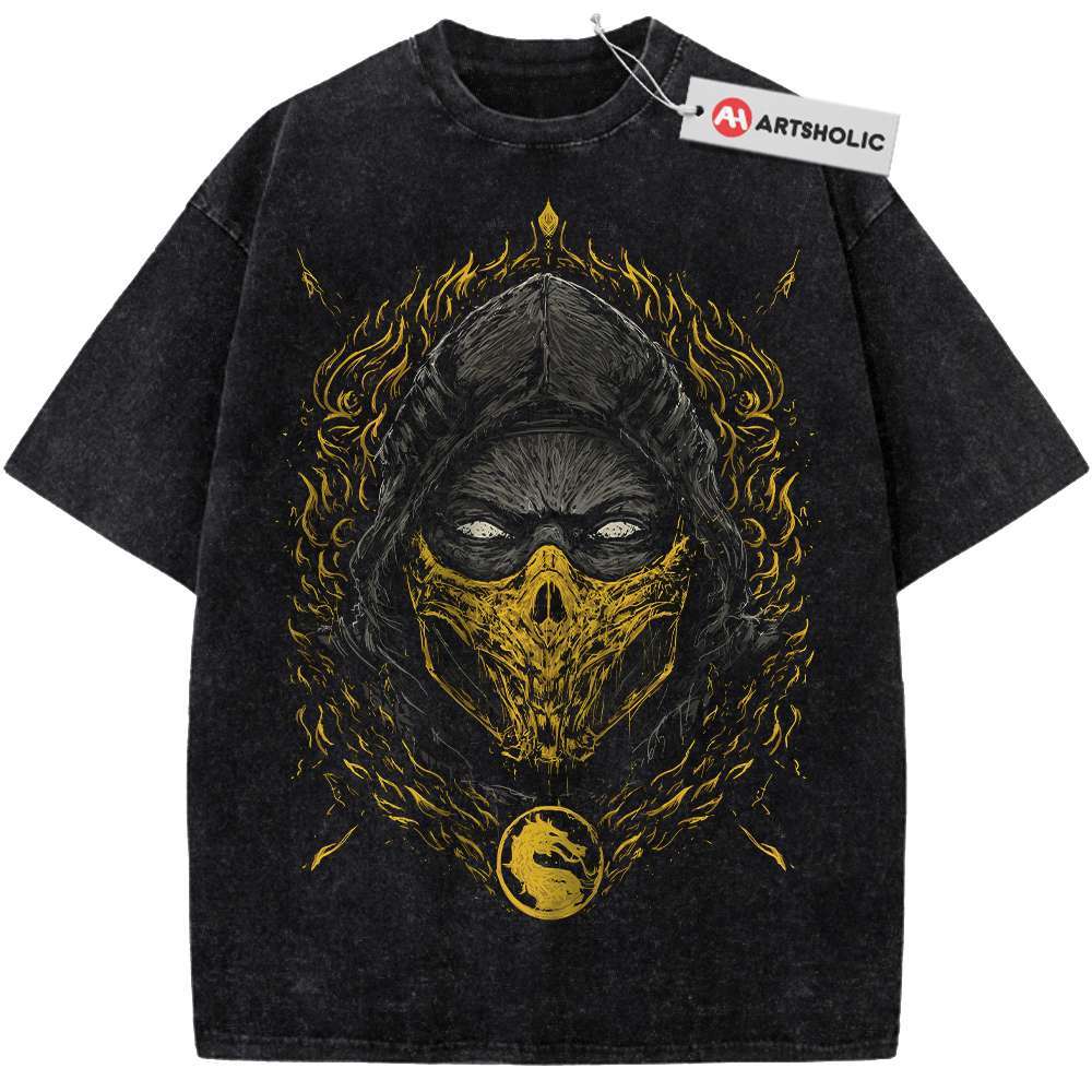Scorpion Shirt, Mortal Kombat Shirt, Game Shirt, Vintage T-Shirt