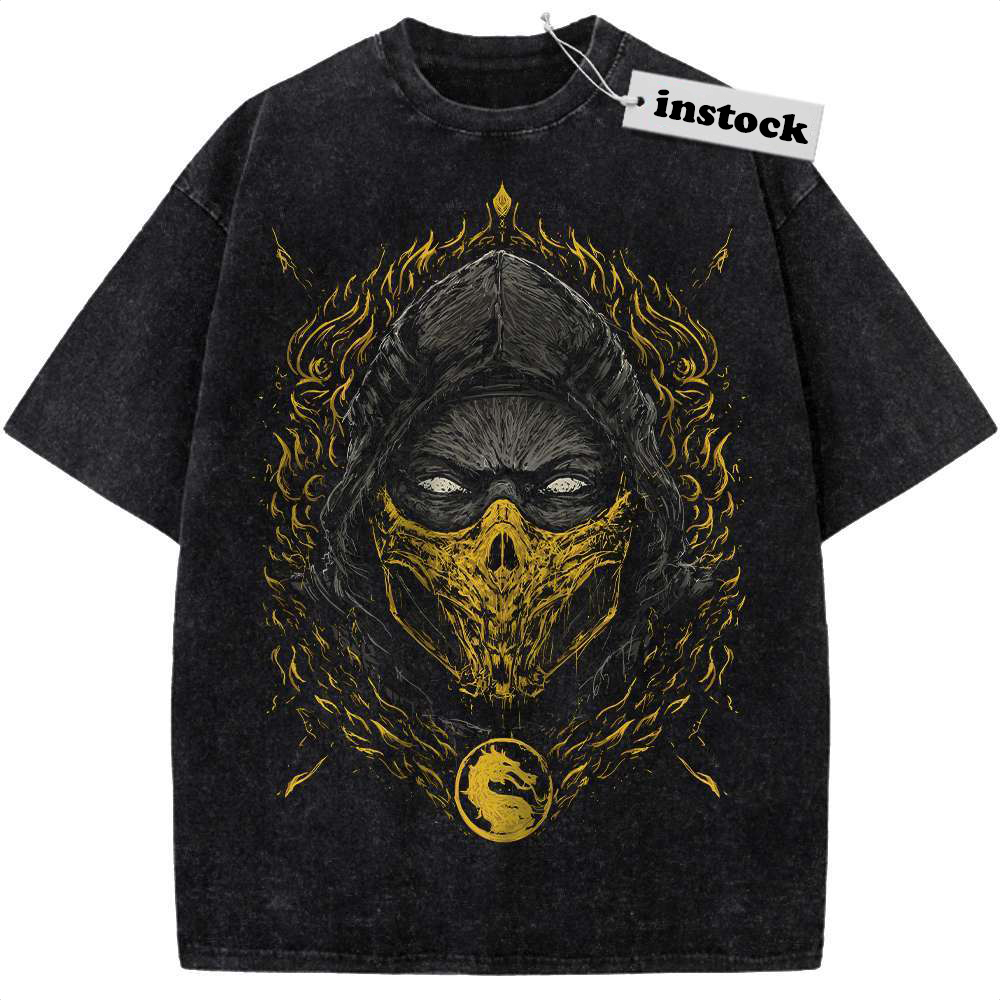 Scorpion Shirt, Mortal Kombat Shirt, Game Shirt, Vintage T-Shirt