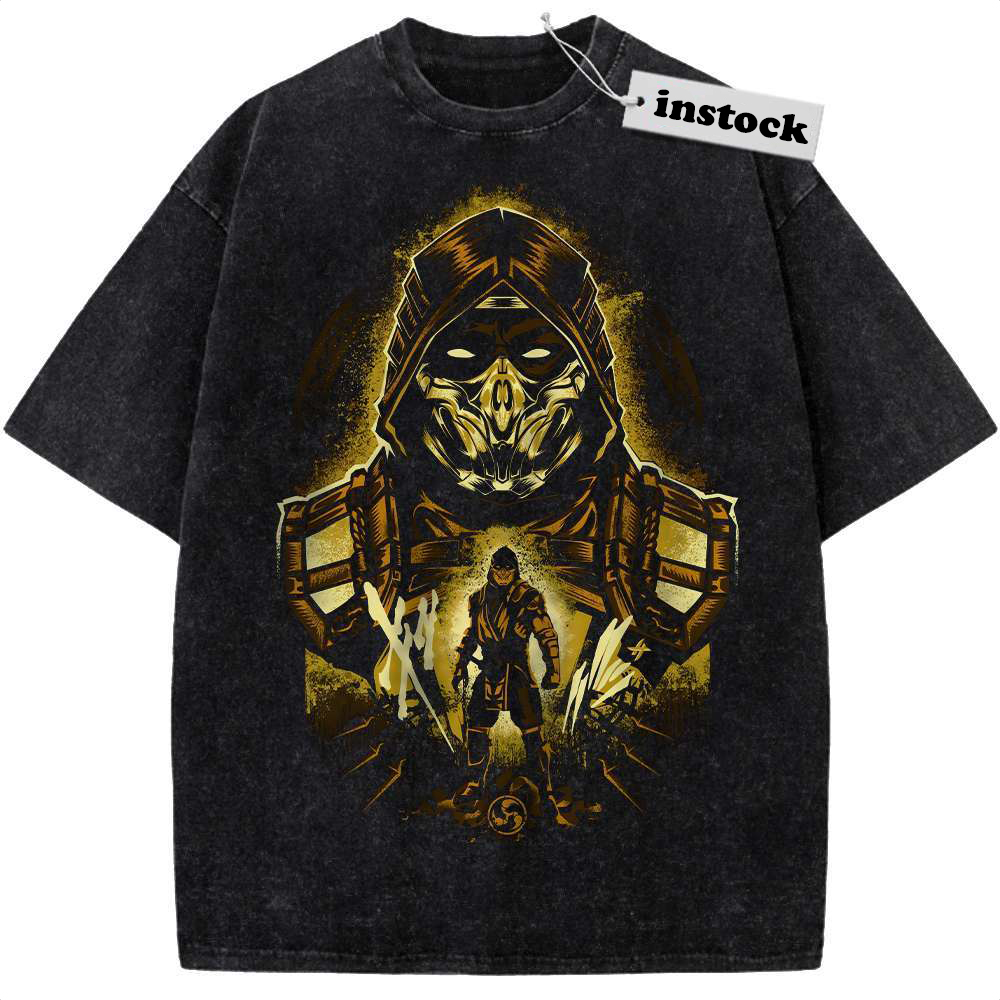 Scorpion Shirt, Mortal Kombat Shirt, Game Shirt, Vintage Tee