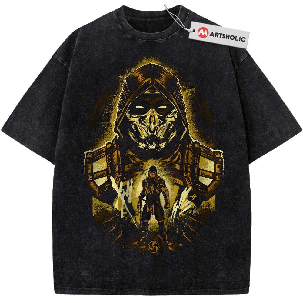 Scorpion Shirt, Mortal Kombat Shirt, Game Shirt, Vintage Tee