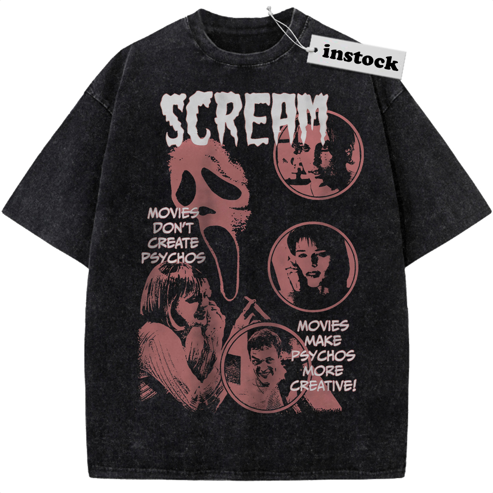 Scream Shirt, Halloween Shirt, Horror Movie Shirt, Vintage T-Shirt
