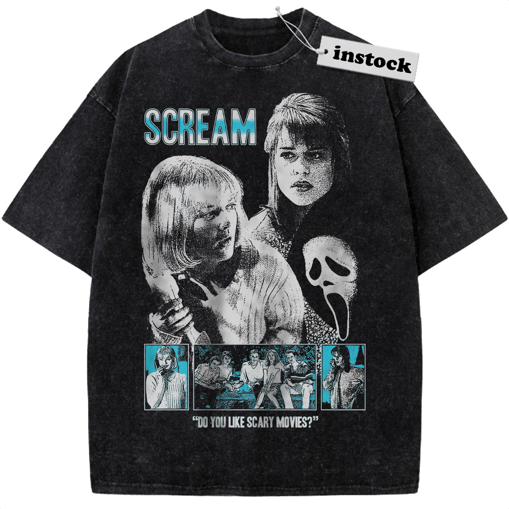 Scream Shirt, Halloween Shirt, Horror Movie Shirt, Vintage T-Shirt