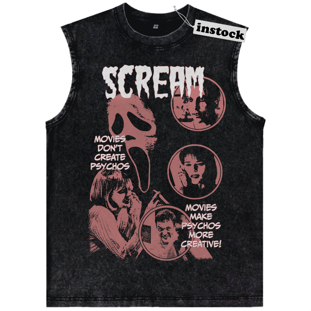 Scream Tank Top, Halloween Tank Top, Horror Movie Tank Top, Vintage Tank Top