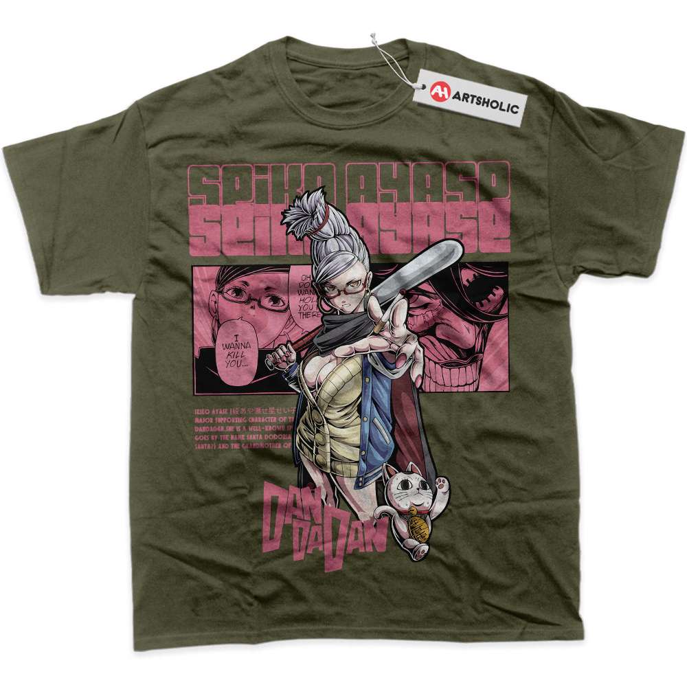 Alternative view of Seiko Ayase Shirt, Dandadan Shirt, Anime Shirt, Graphic T-Shirt