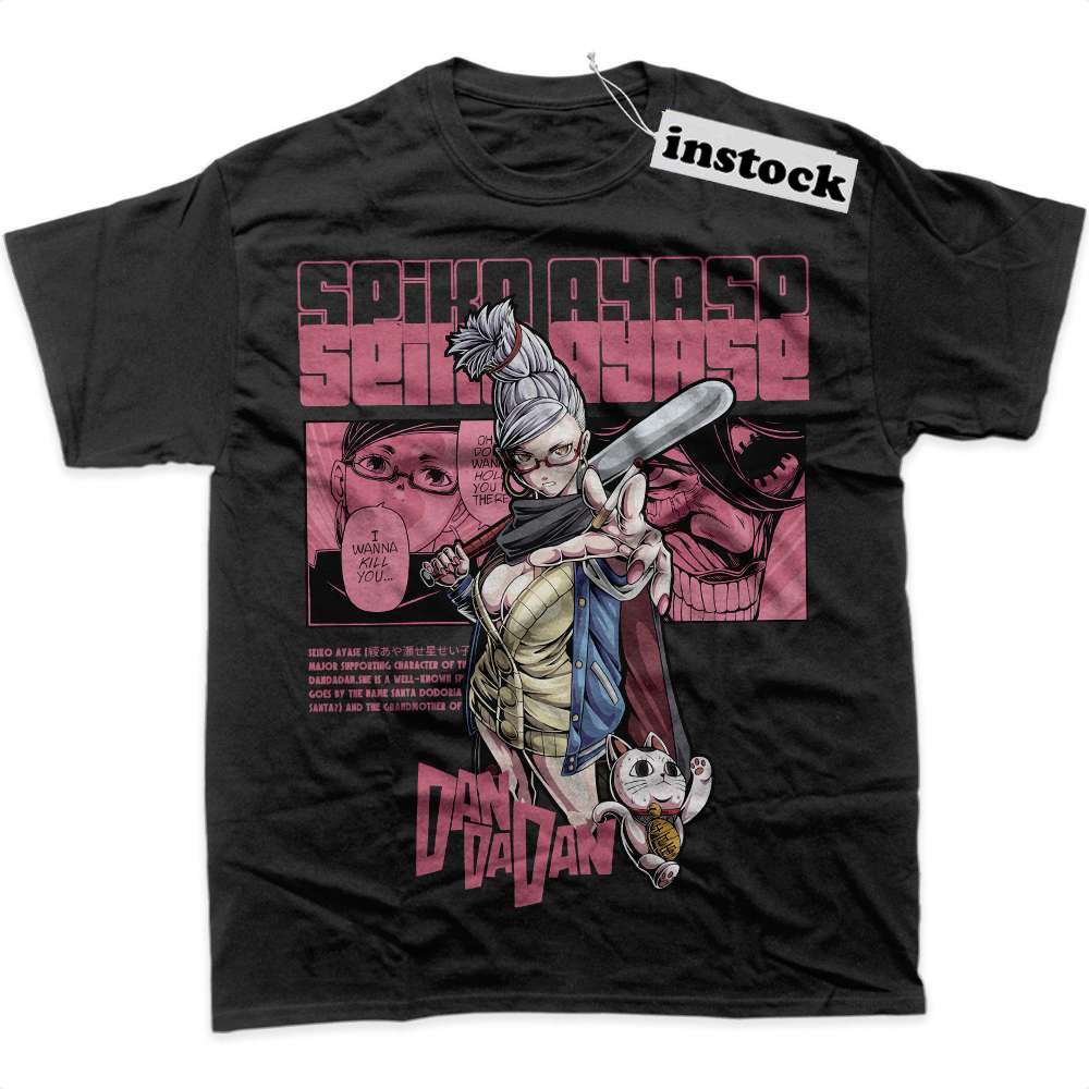 Seiko Ayase Shirt, Dandadan Shirt, Anime Shirt, Graphic T-Shirt