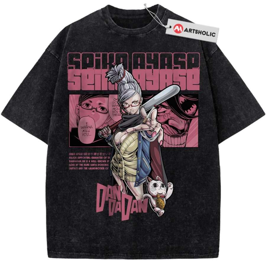Alternative view of Seiko Ayase Shirt, Dandadan Shirt, Anime Shirt, Vintage T-Shirt