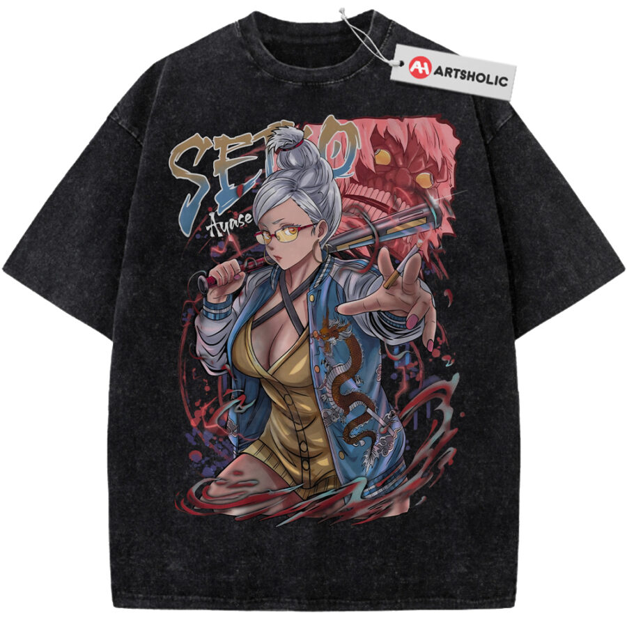 Alternative view of Seiko Ayase Shirt, Dandadan Shirt, Anime Shirt, Vintage T-Shirt
