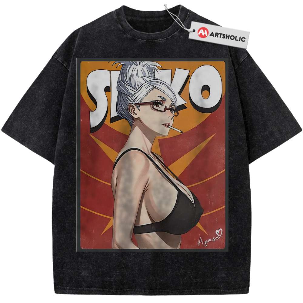 Alternative view of Seiko Ayase Shirt, Dandadan Shirt, Anime Shirt, Vintage Tee