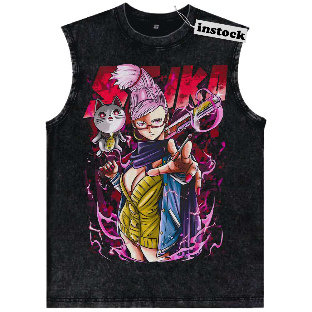 Seiko Ayase Tank Top, Dandadan Tank Top, Anime Tank Top, Vintage Tank Top