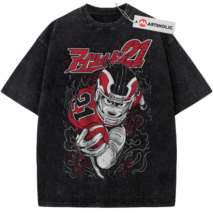 Alternative view of Sena Kobayakawa Shirt, Eyeshield 21 Shirt, Anime Shirt, Vintage T-Shirt